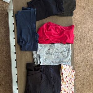 Kids Active Leggings - Pink, Navy, Gray, Black, Floral